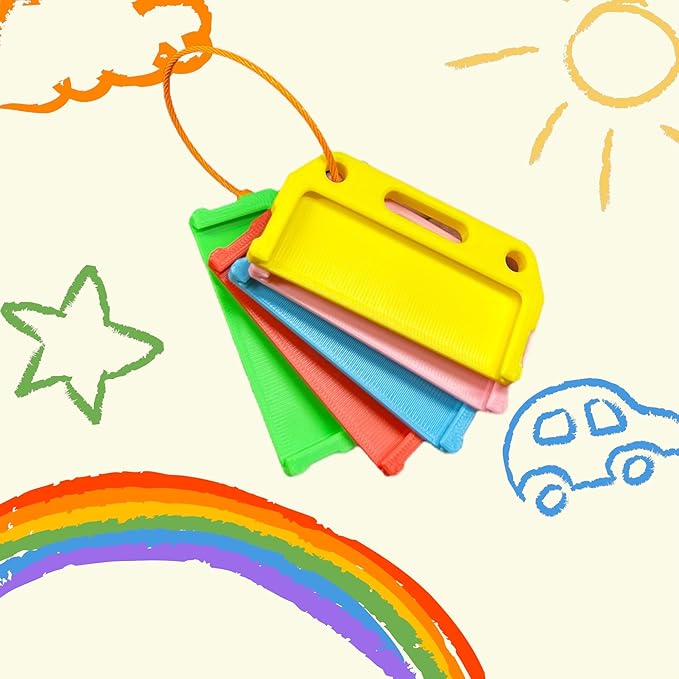 Yoto Card Holder with Keyring | Multi-Color Travel Storage | MYO Compatible