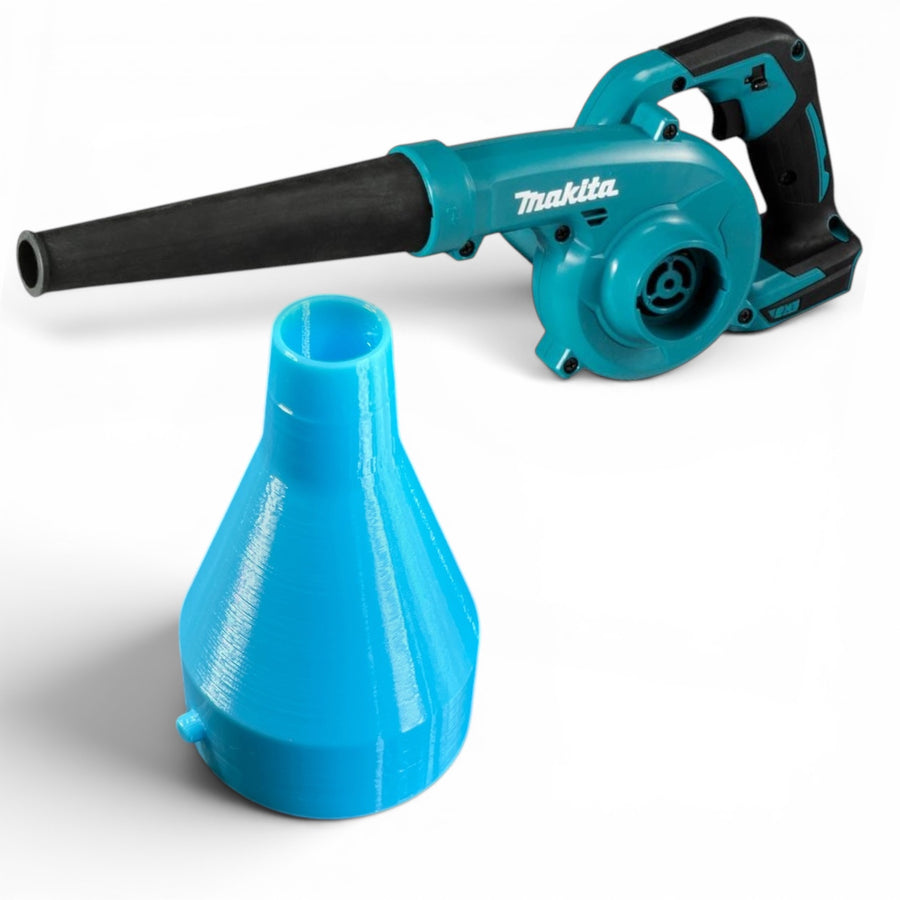 Makita DUB185Z inflator nozzle side profile