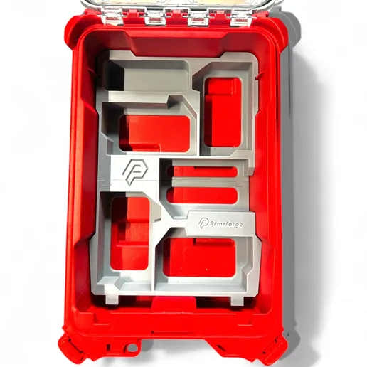 Milwaukee M18 Battery Holder | 5-Slot Packout Insert | Australian-Made — 3D printed Australia | Printforge