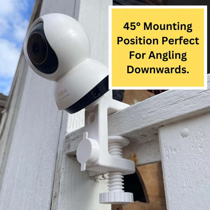 Tapo Mount Adjustable Mount Compatible with TP-Link Tapo C200/C210/C220/C225 — 3D printed Australia | Printforge