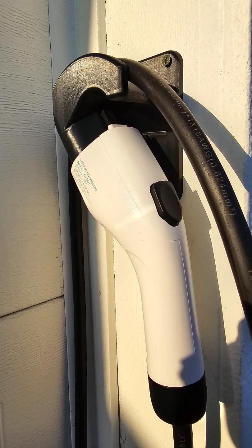 J1772 Car Charger Dock — 3D printed Australia | Printforge