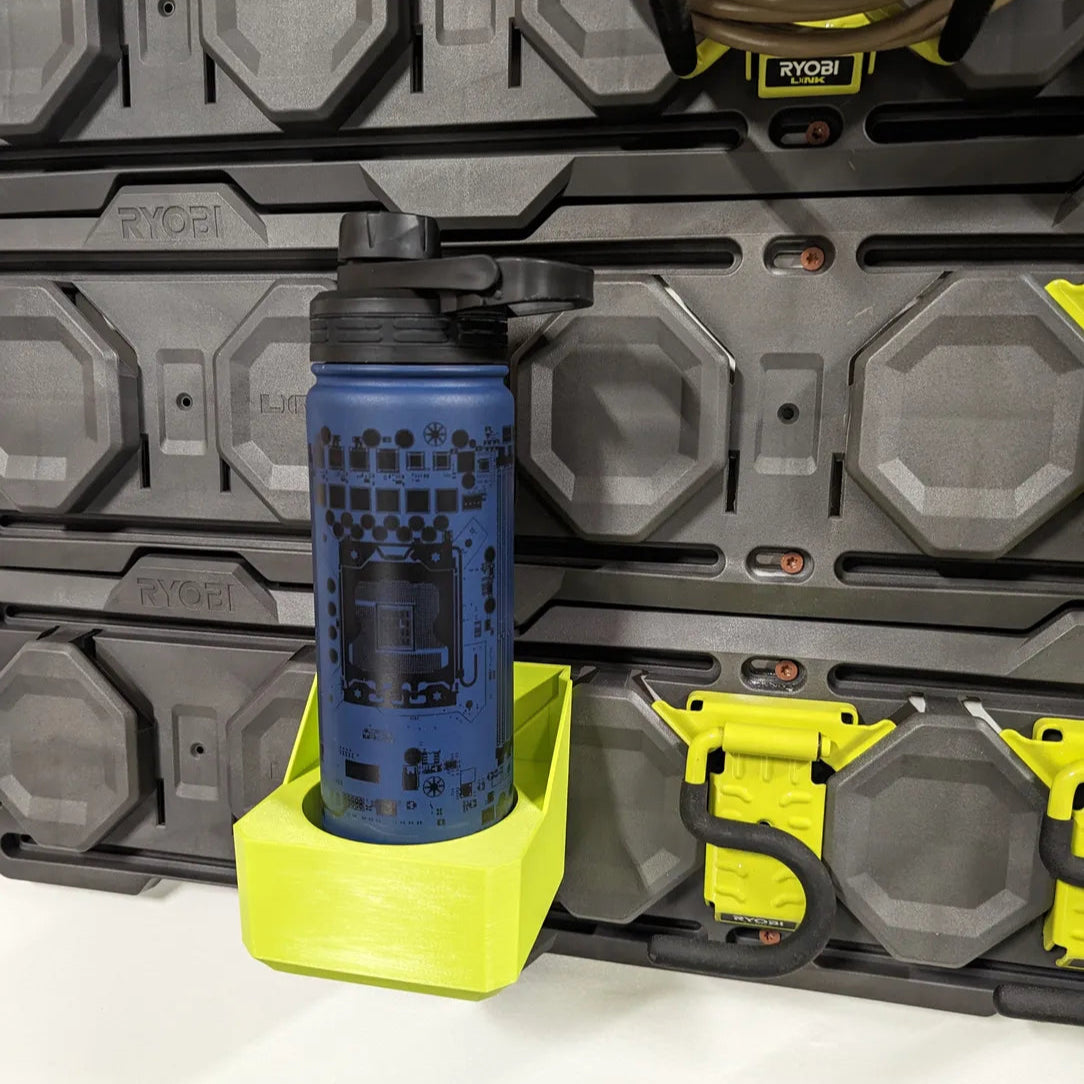 Ryobi Link Compatible Cupholder | Workshop Organization Solution