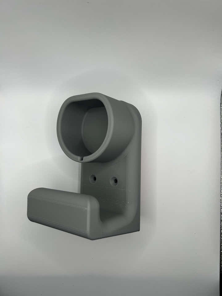 EV Charger Cable and Type 2 plug wall holder — 3D printed Australia | Printforge